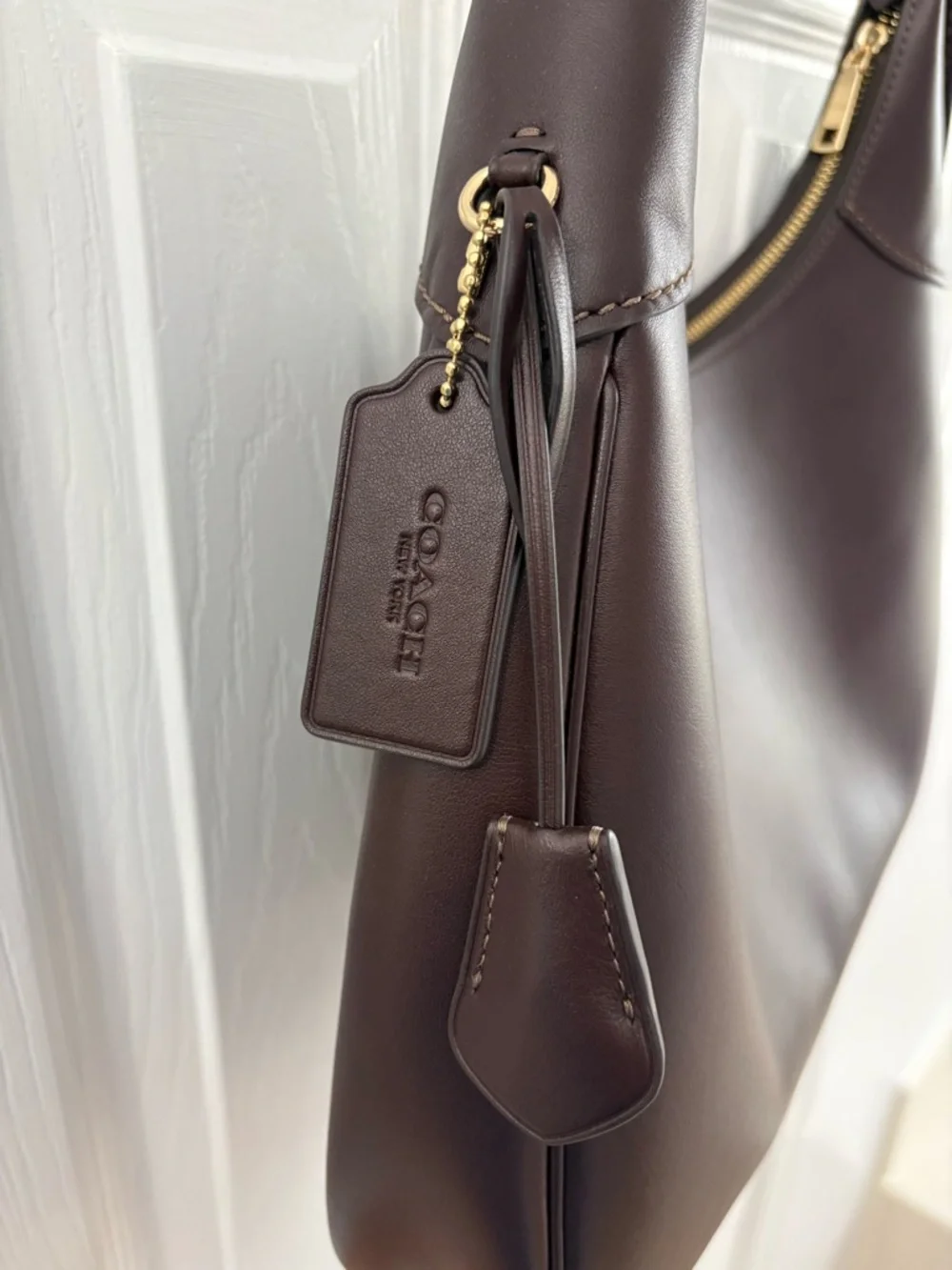 Coach Ella Shoulder Bag Espresso - Picture 4 of 11